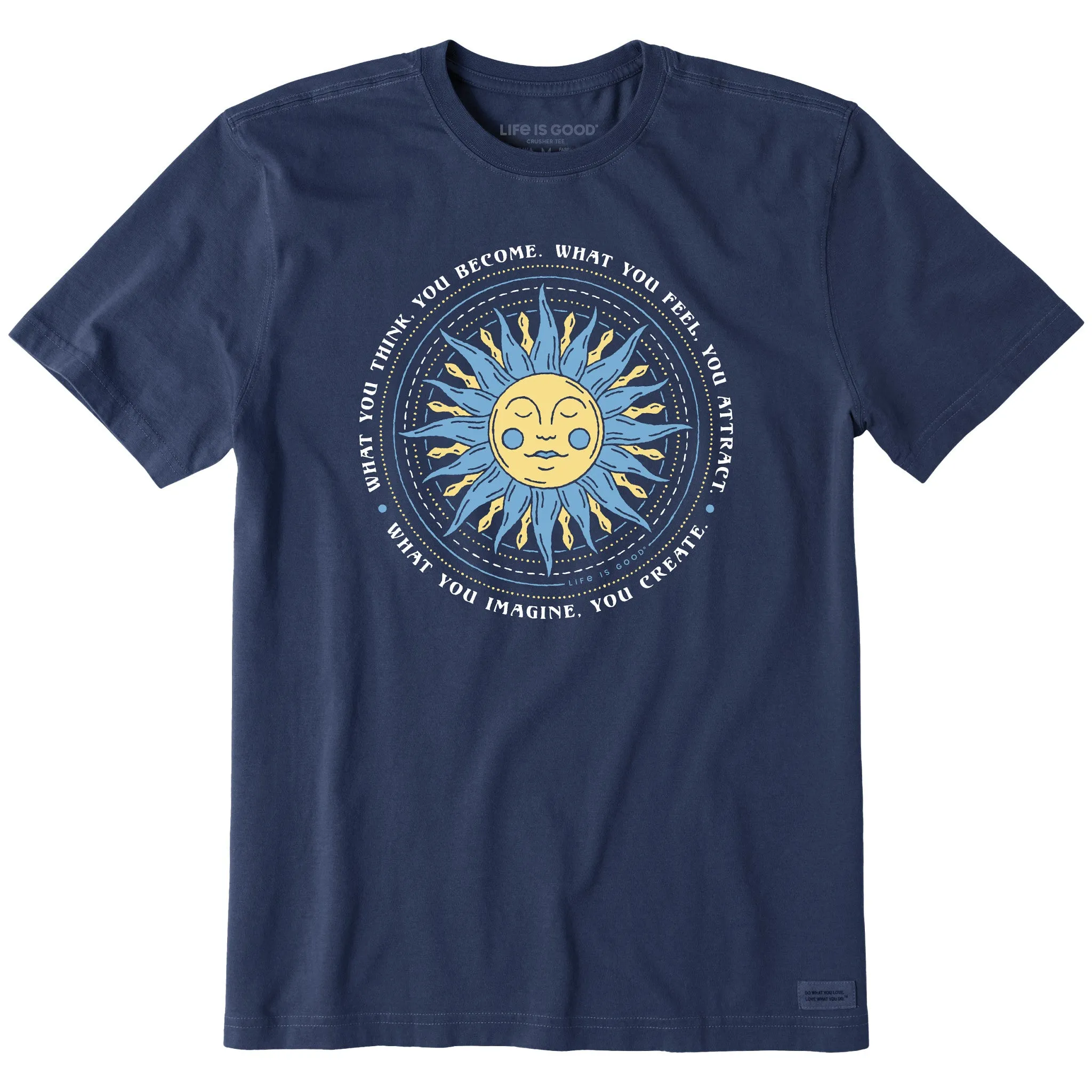 Men's What You Imagine Sun Short Sleeve Tee Active Design Bohemian style