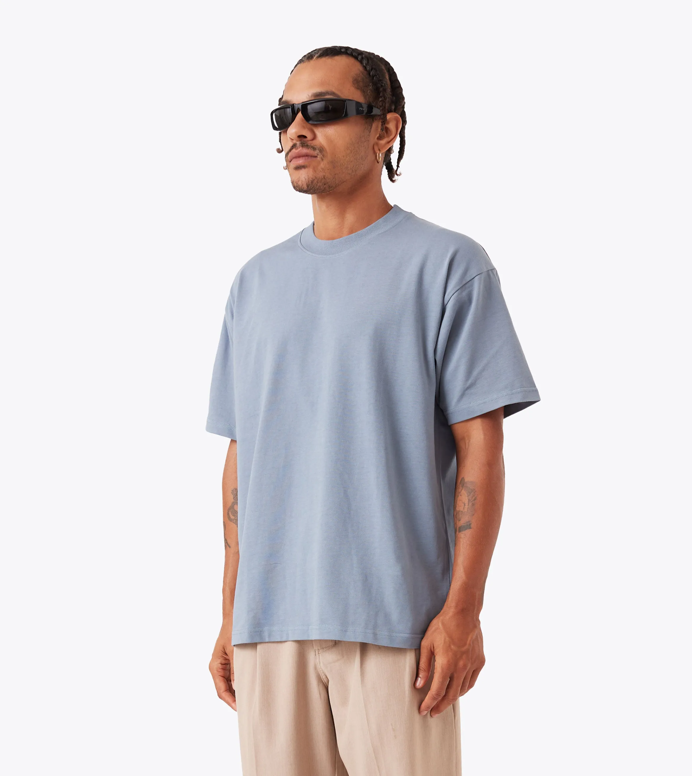 Comfort Fit Design Smart Wear ZR Box Tee Steel