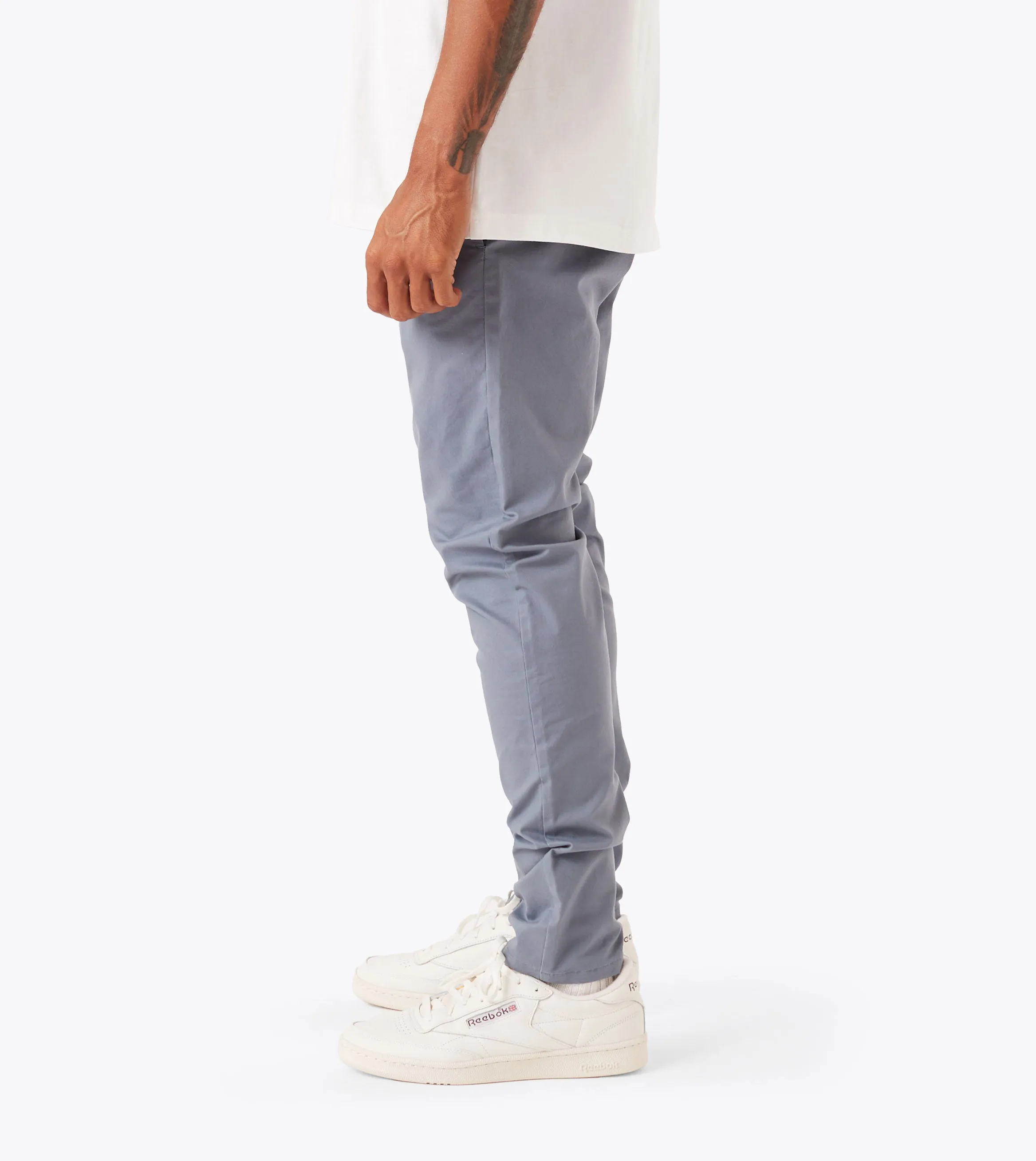 luxe feel No Ride Up Sureshot Chino Steel