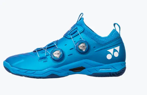 Textured Grip Pattern Wide Base Platform Yonex Power Cushion INFINITY 2 [Metallic blue]