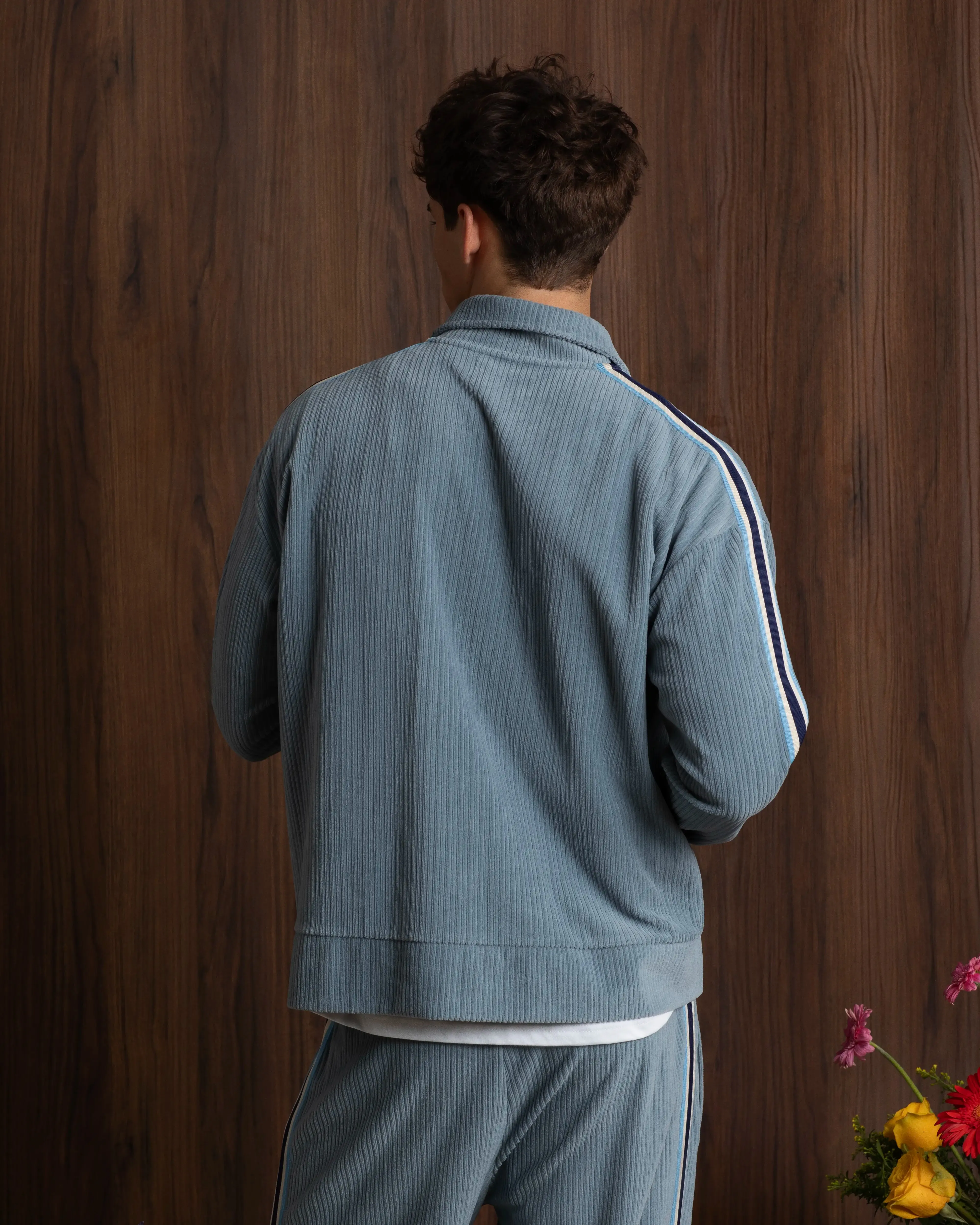 Layered Insulation Compression Panels L-gant Tracksuit Jacket