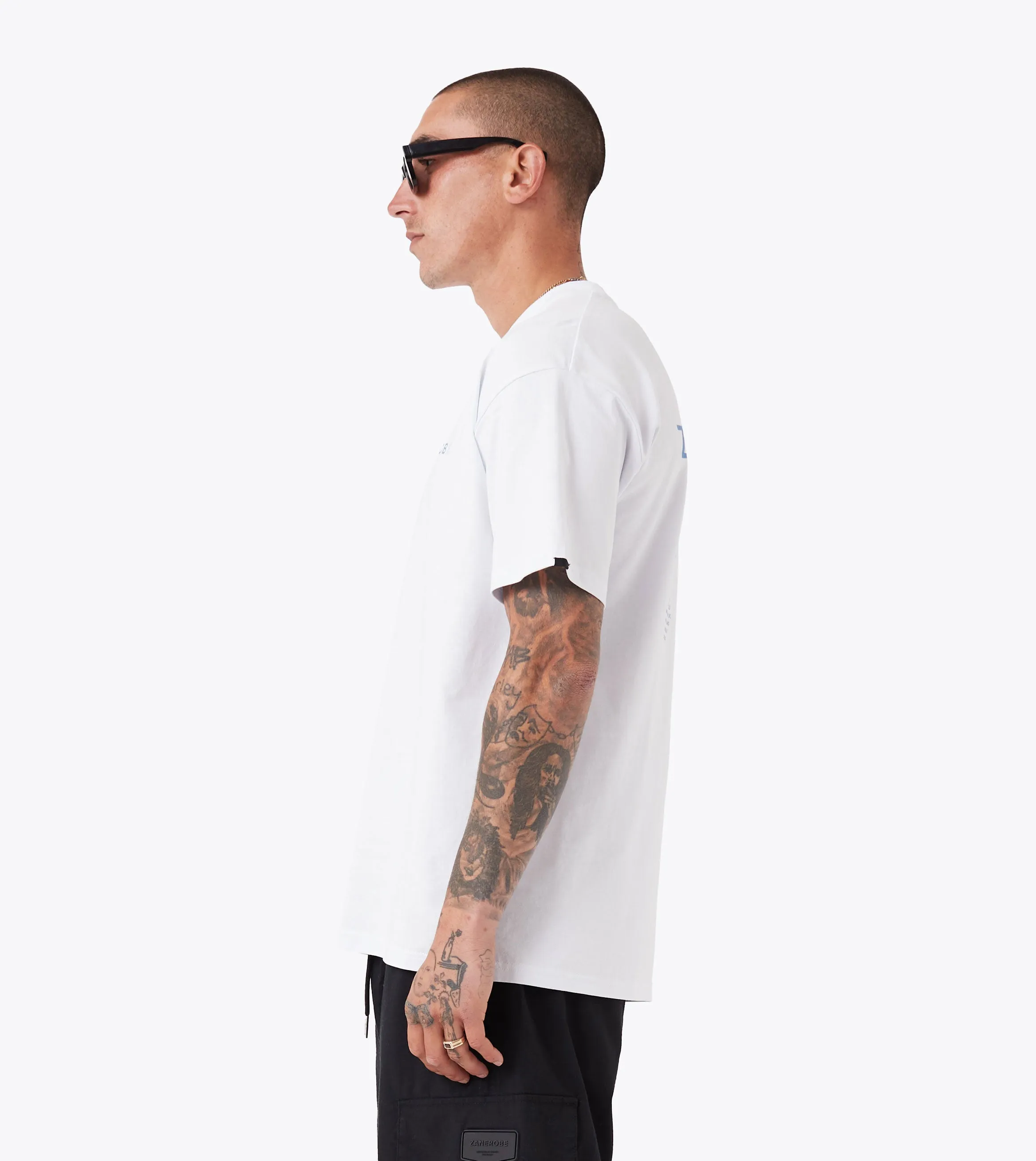 Soft Design Effortless Wear Rainbow Box Tee White