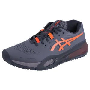 Asics Men's Gel-Resolution X - Clay - Greyish Purple/Nova Orange Wide toe box