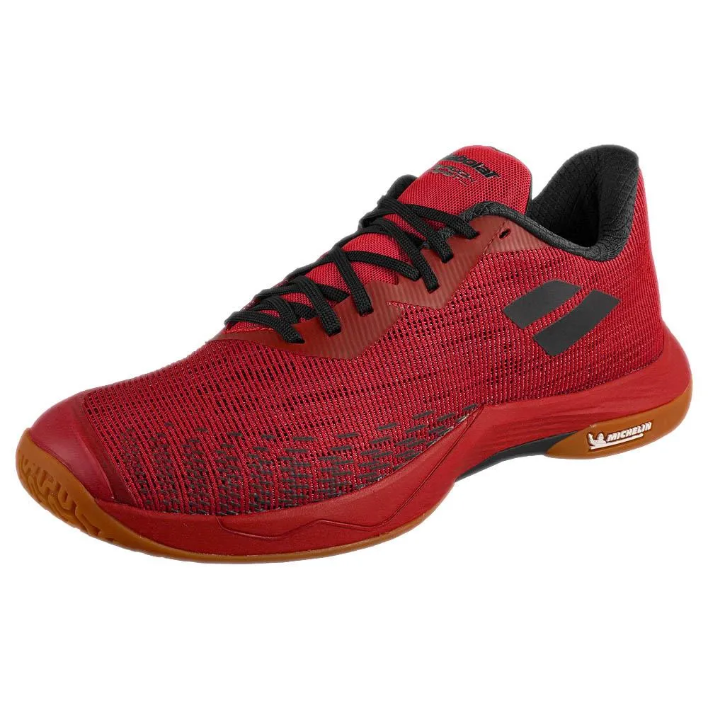 Abrasion resistant Babolat Men's Shadow Spirit 2 - Black/Poppy Red