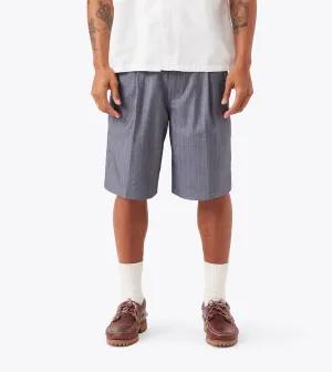 Pinstripe Flow Short Grey Breathable Lining