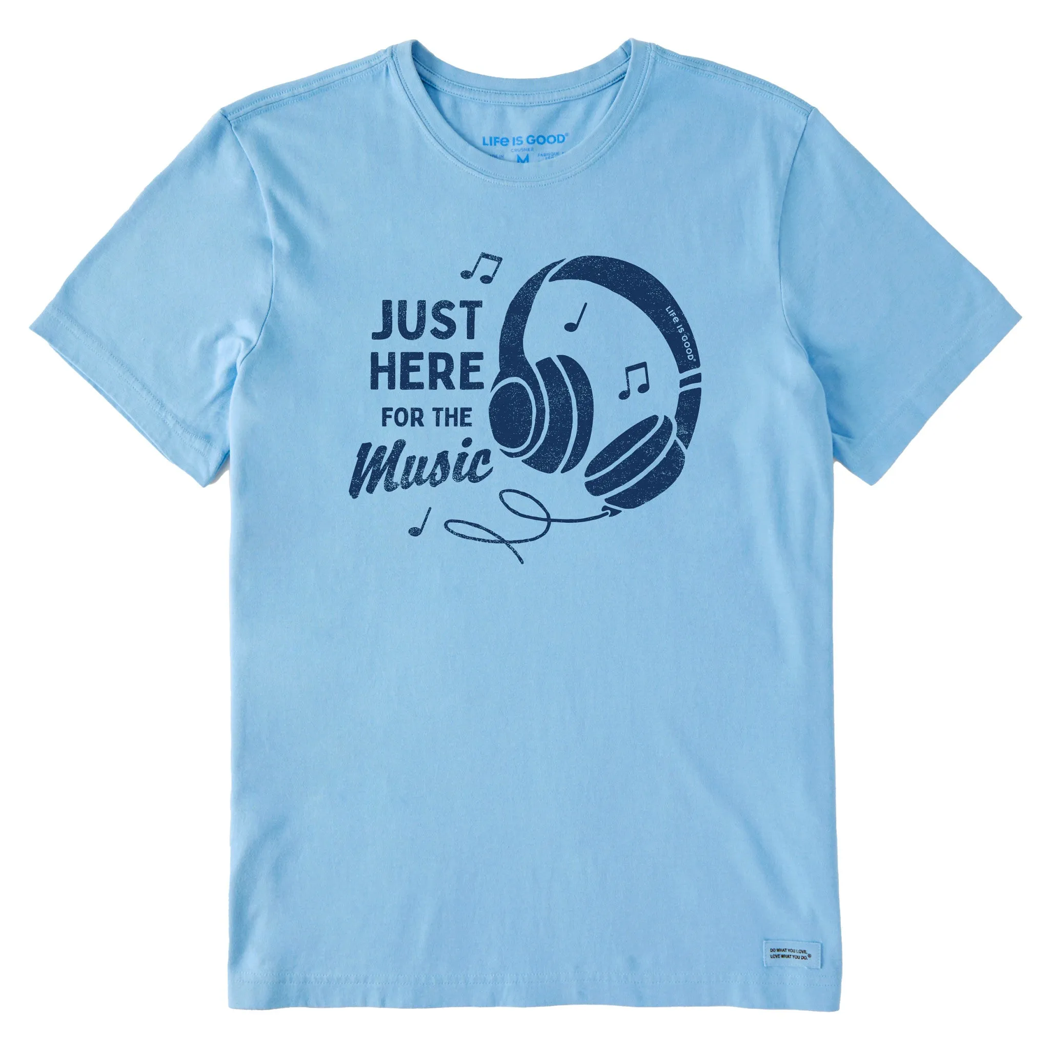 Stylish and Cozy Perfect Comfort Wear Men's Here for the Music Short Sleeve Tee