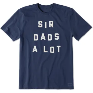 Teenager fashion Quality Fabric Men's Sir Dads A Lot Short Sleeve Tee