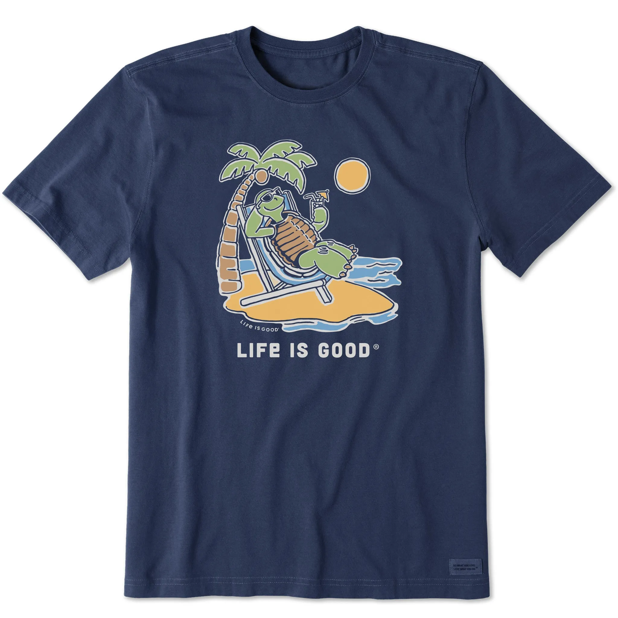 Men's Turtle Beach Palm Short Sleeve Tee Trendy Basics