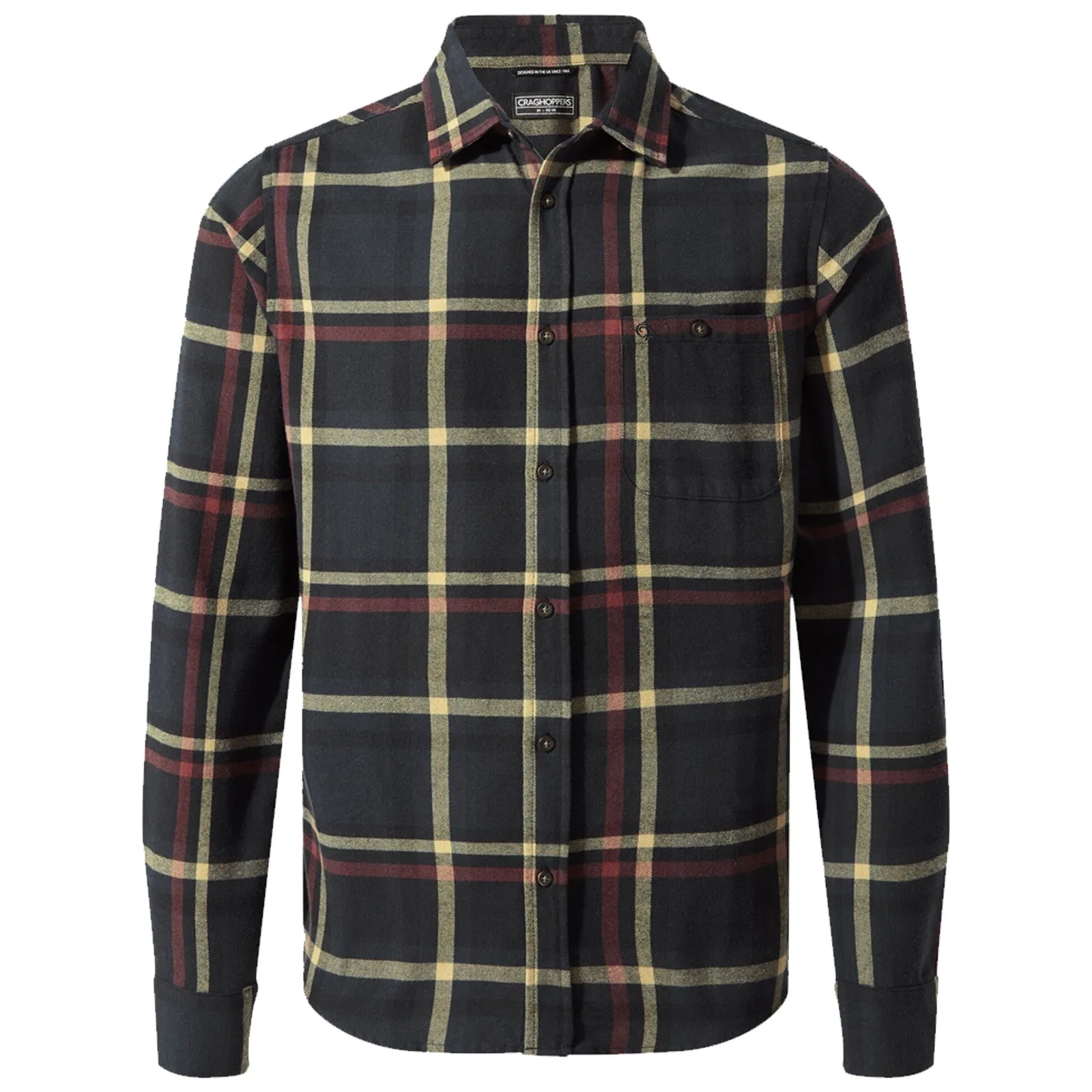 Craghoppers Mens Wald Check Shirt Small Urban Style Lightweight Weave