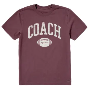 Men's Football Coach Short Sleeve Crusher Tee Active Essentials