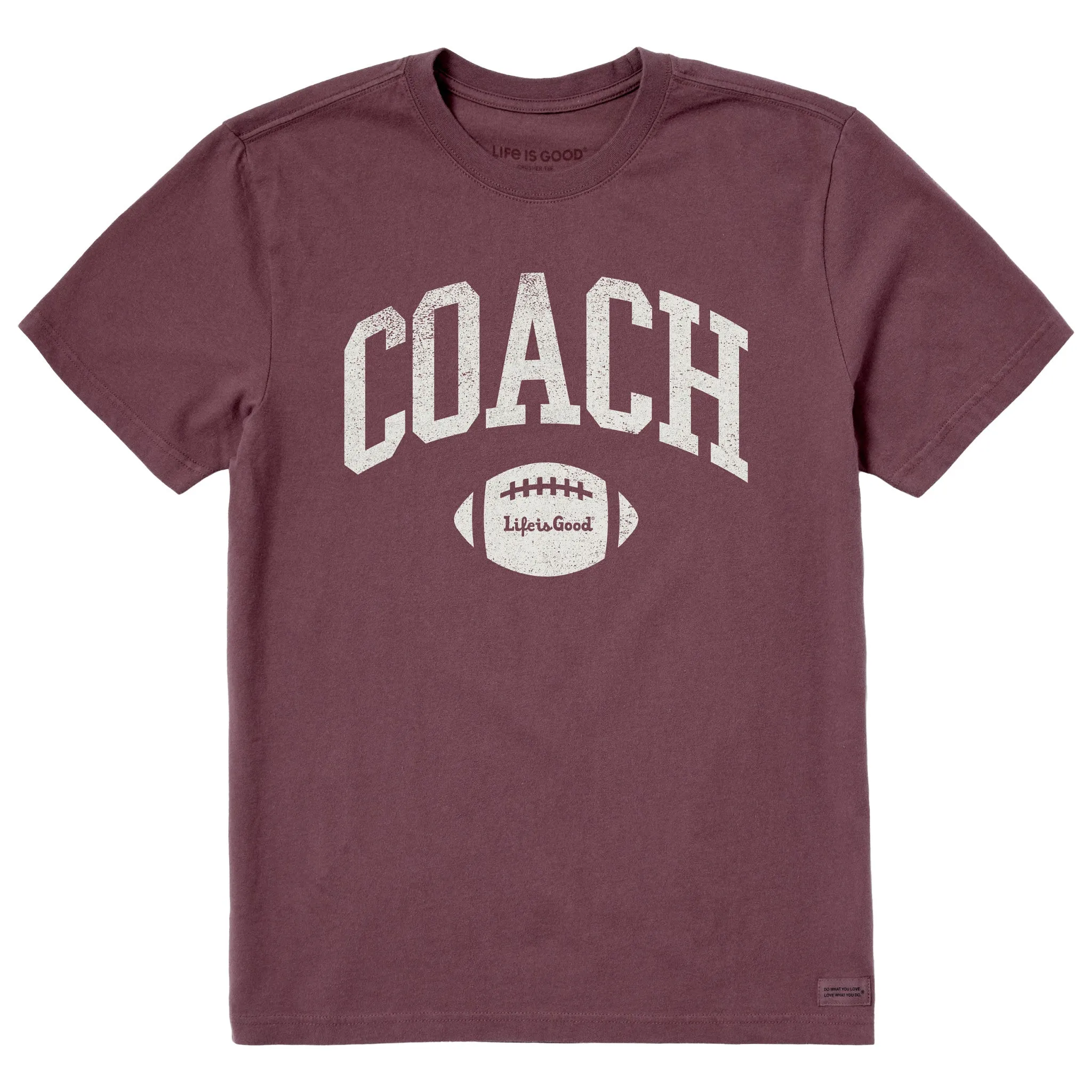 Men's Football Coach Short Sleeve Crusher Tee Active Essentials