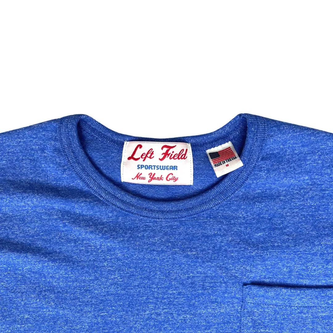 Urban Cool Cozy Layers L/S  Blue Raspberry Slushy Heather Pocket Tee