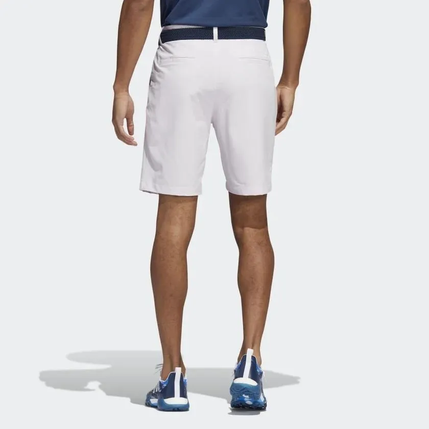 ADIDAS ULTIMATE365 CORE 8.5-INCH SHORTS ALMOST PINK embroidery details