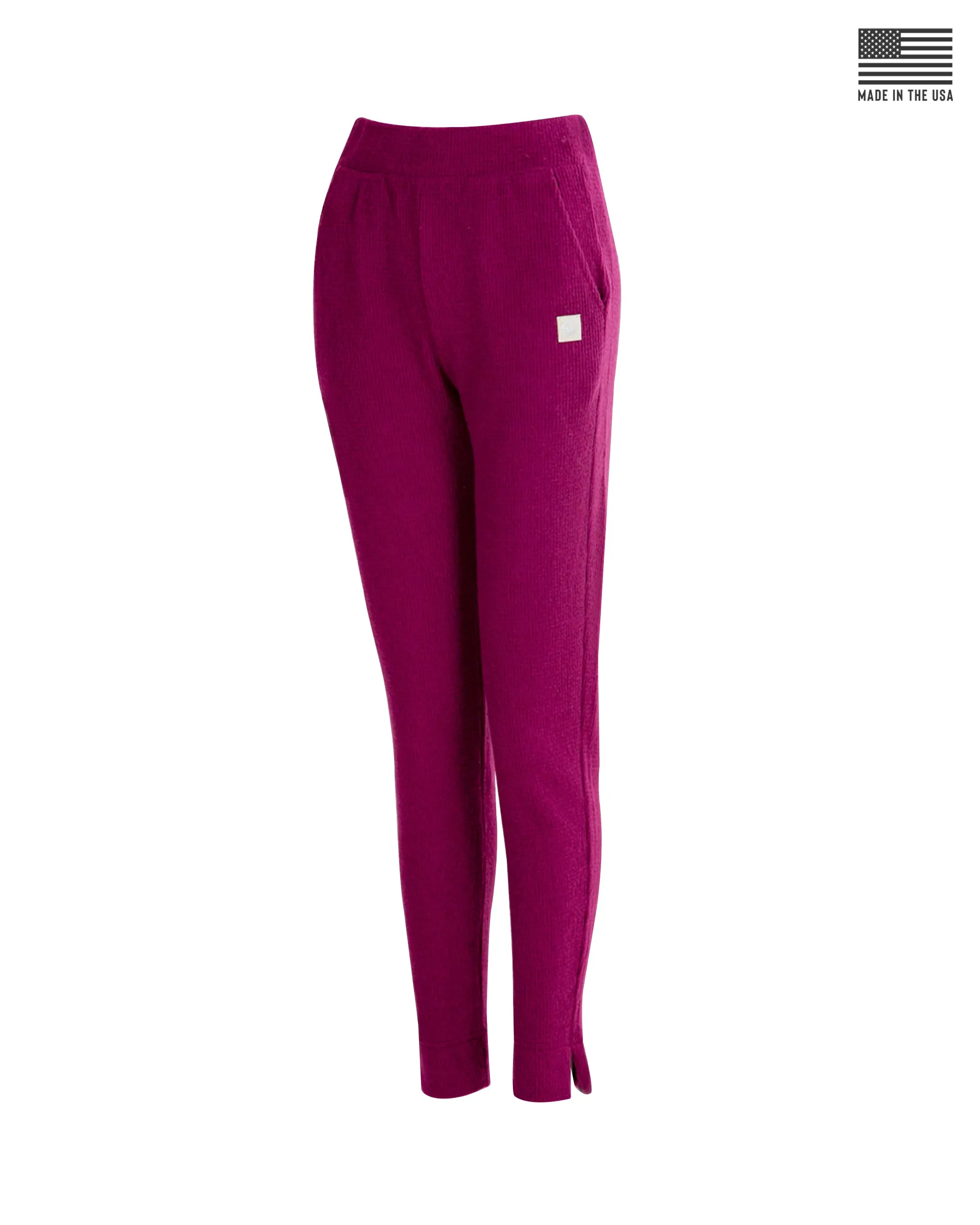 Effortless Style Work Essential Mavis Jogger - Dark Raspberry