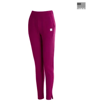 Effortless Style Work Essential Mavis Jogger - Dark Raspberry