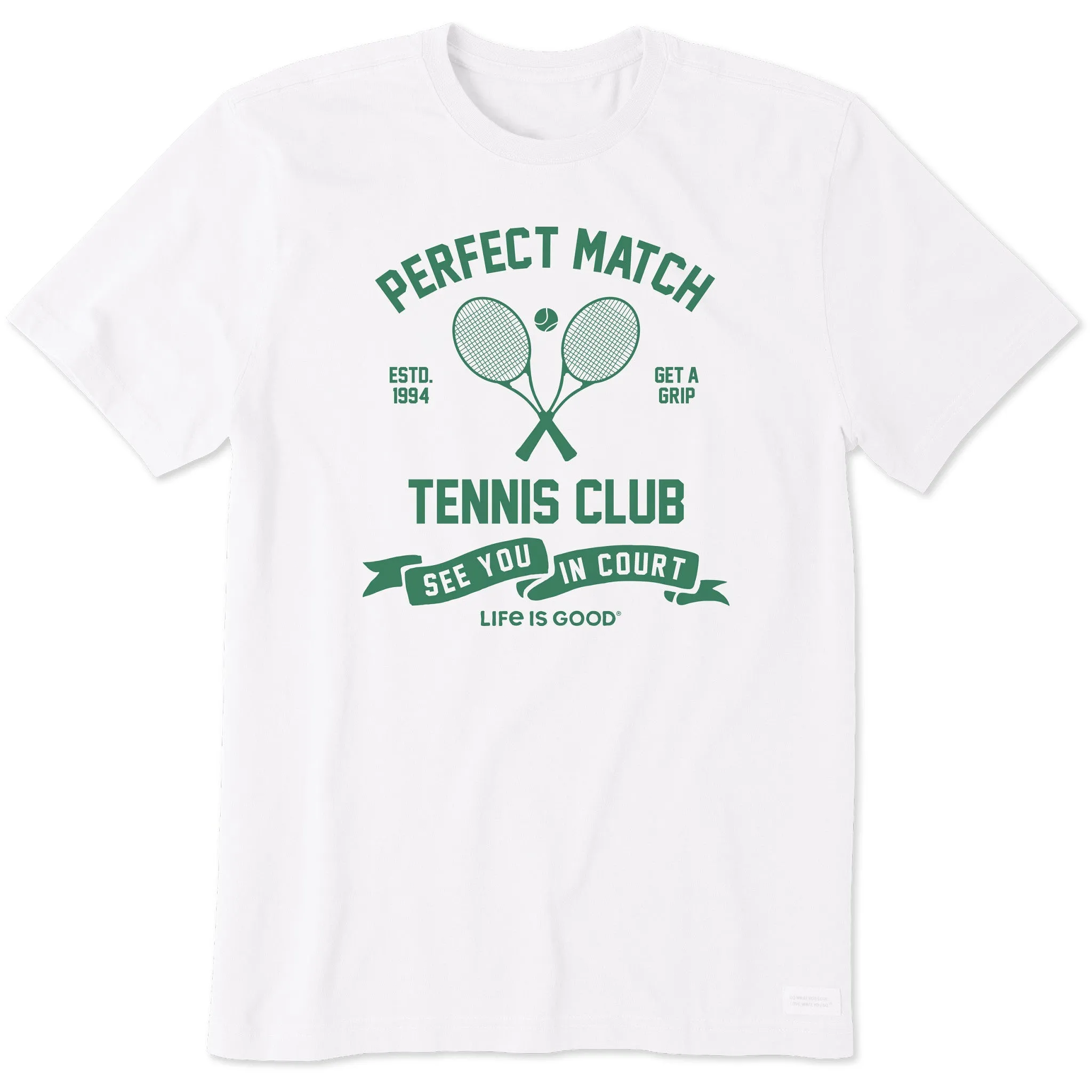 Lightweight Material Men's Perfect Match Tennis Club Short Sleeve Tee