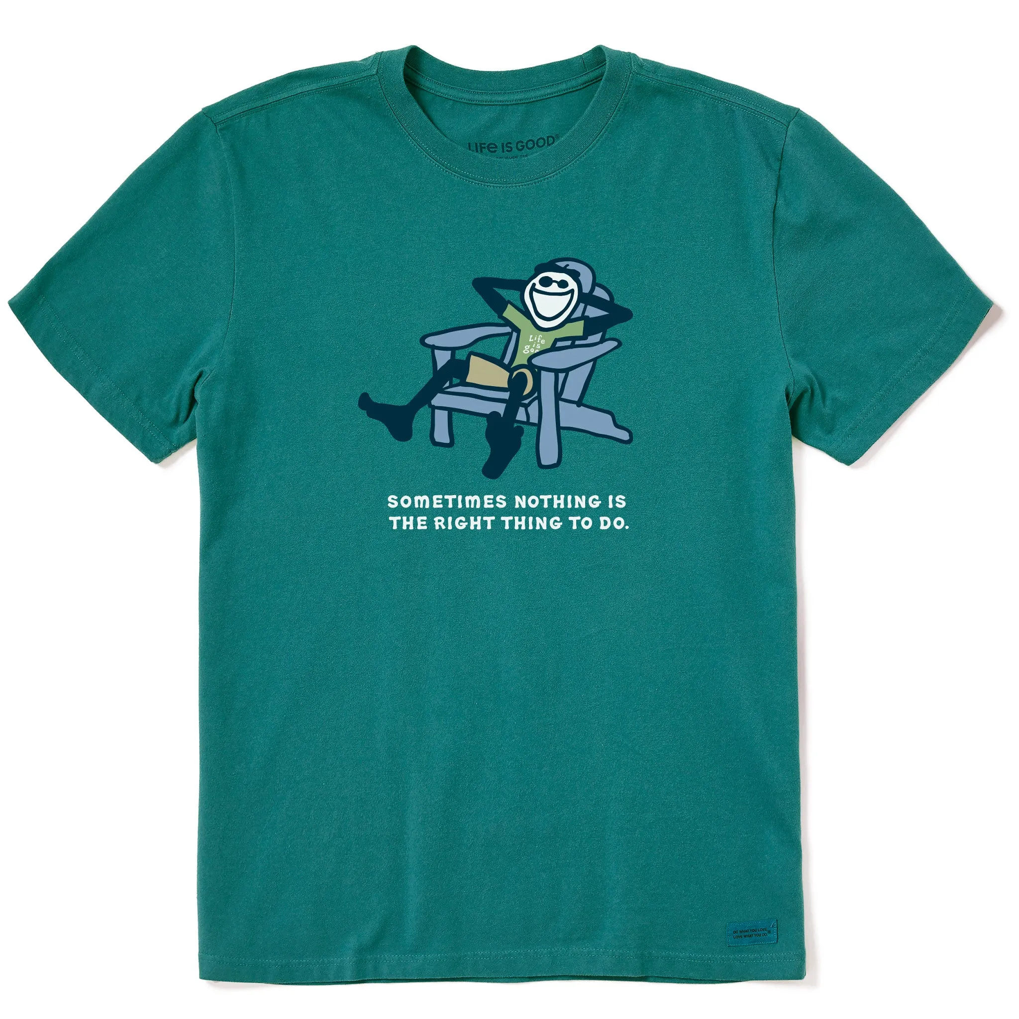 AntiPillingTreatment Timeless Piece Men's Right Thing Jake Short Sleeve Crusher Tee