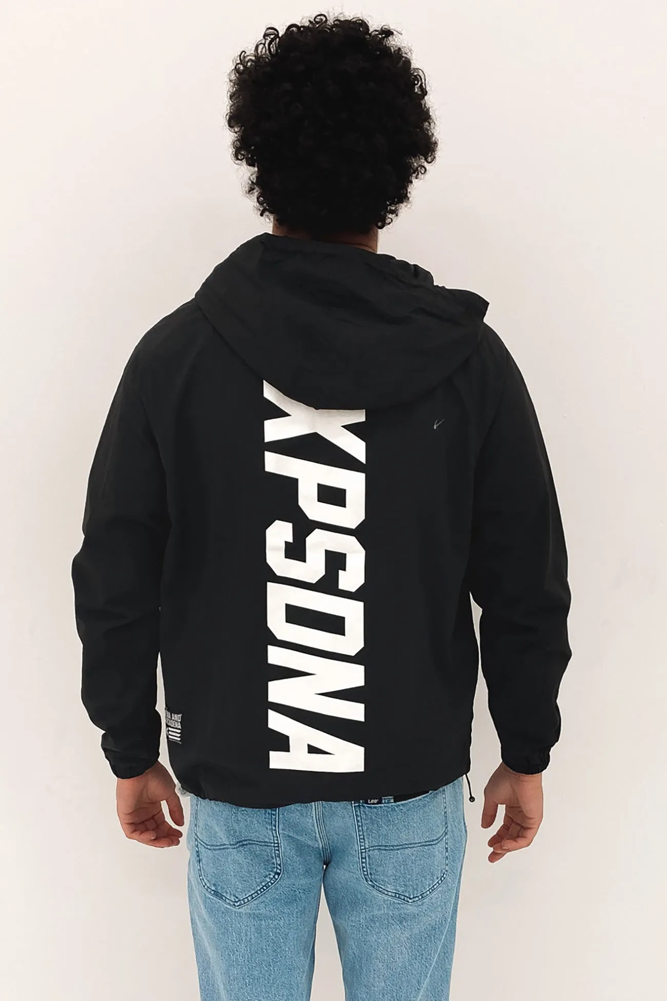 Foldable Shoulder Straps Circuit Breaker Spray Jacket Jet Black