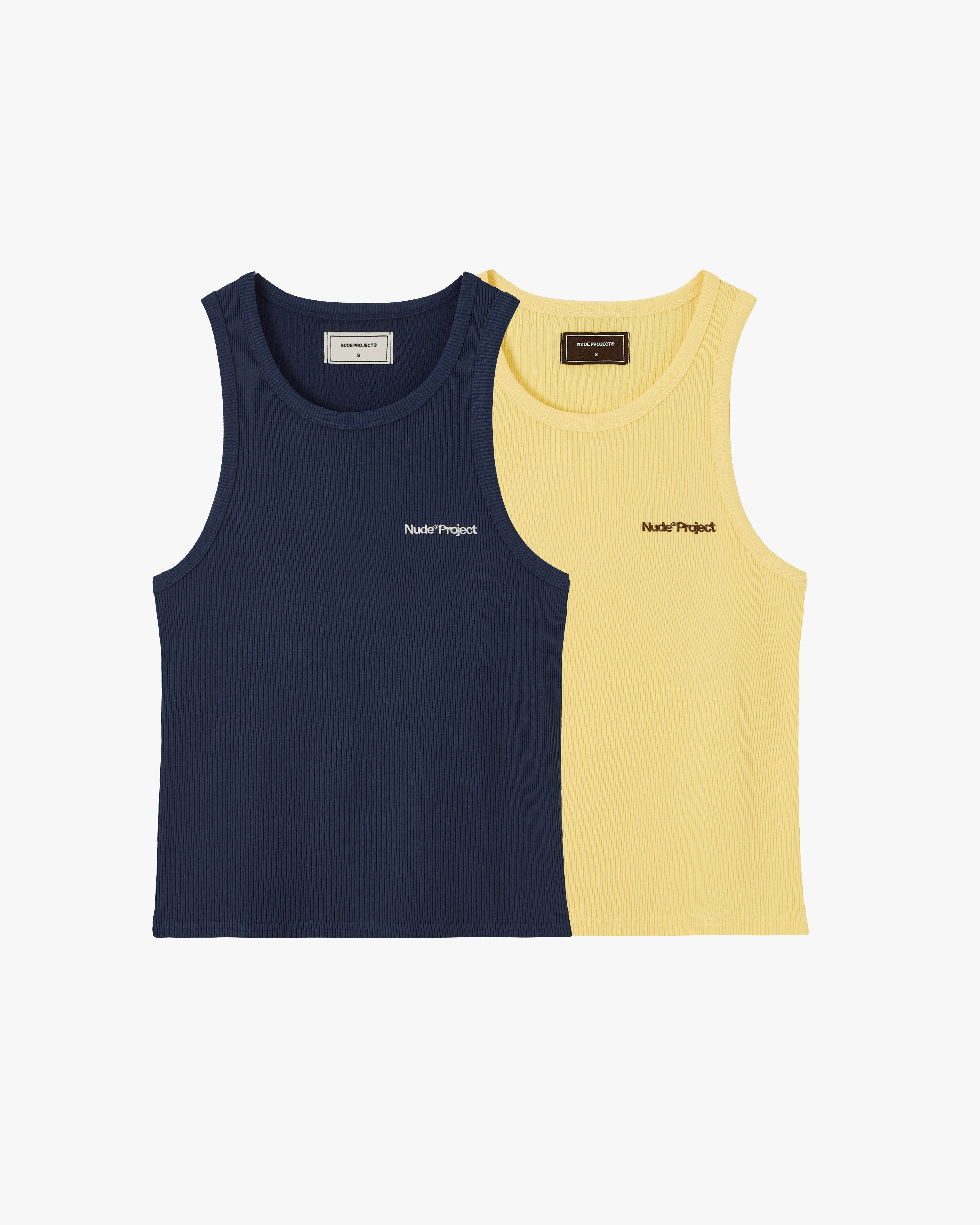 Basic Tank Top Navy/Yellow Thermal Regulating Layer
