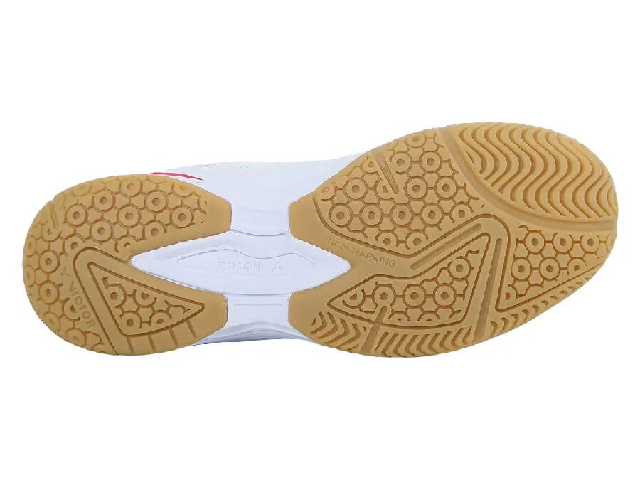 Victor A172 AD Court Shoes [Bright White/Red] Casual Day Cool Feet