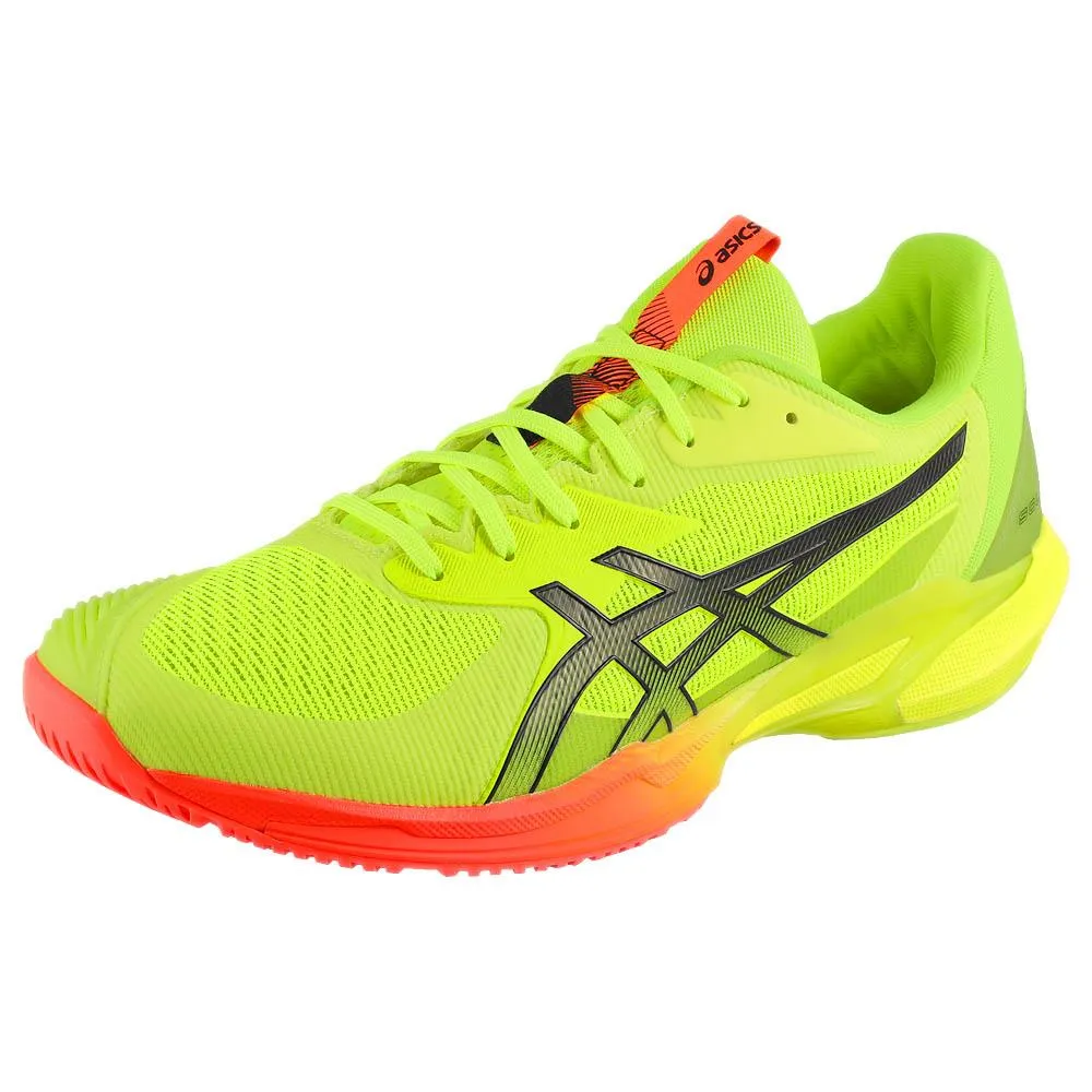 Asics Men's Solution Speed FF 3 - Paris - Safety Yellow/Black Comfort Cushion