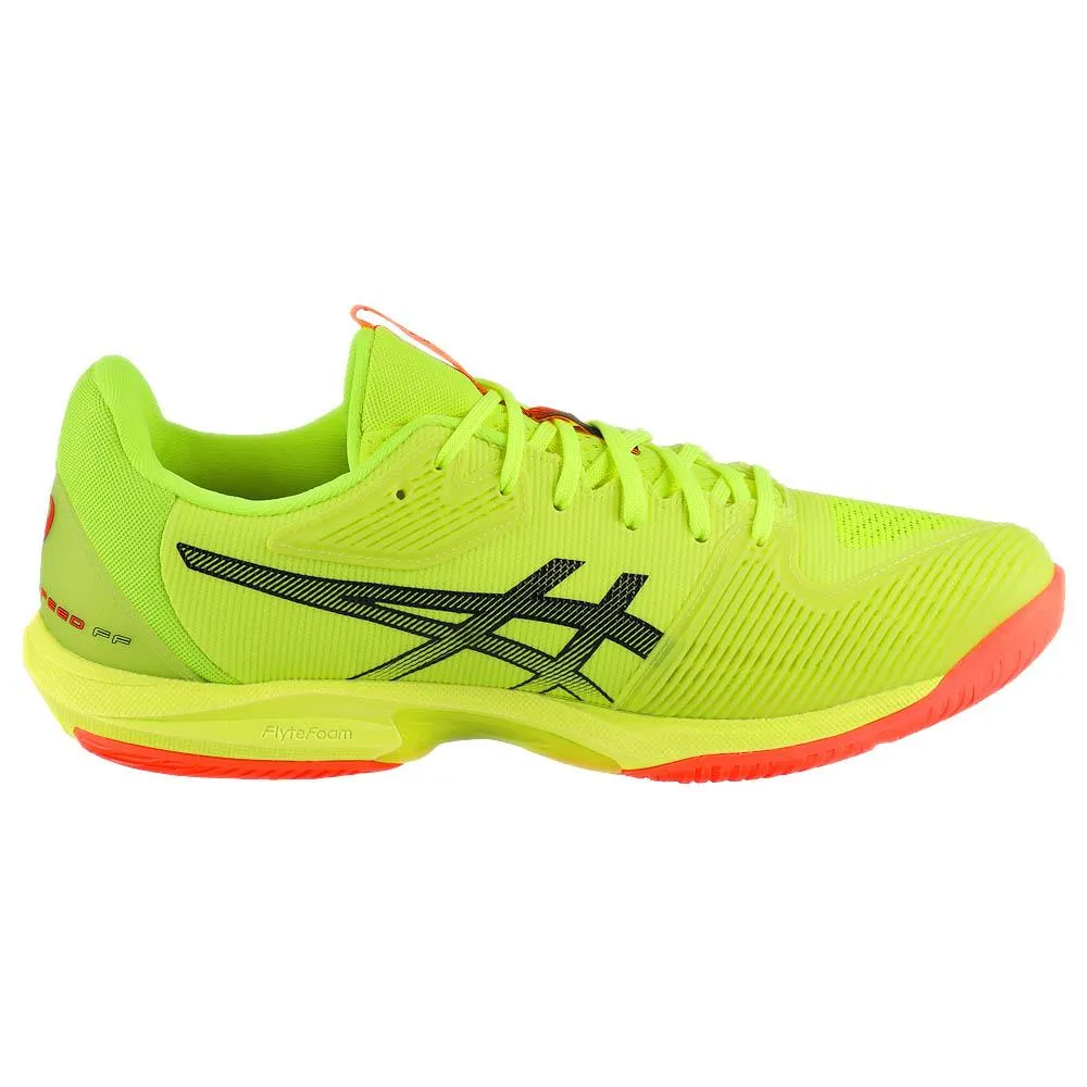 Asics Men's Solution Speed FF 3 - Paris - Safety Yellow/Black Anti   Abrasion Modern Design