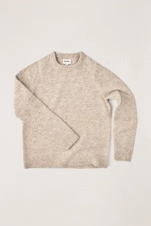 Scramble Crew Knit Natural Travel Warmth