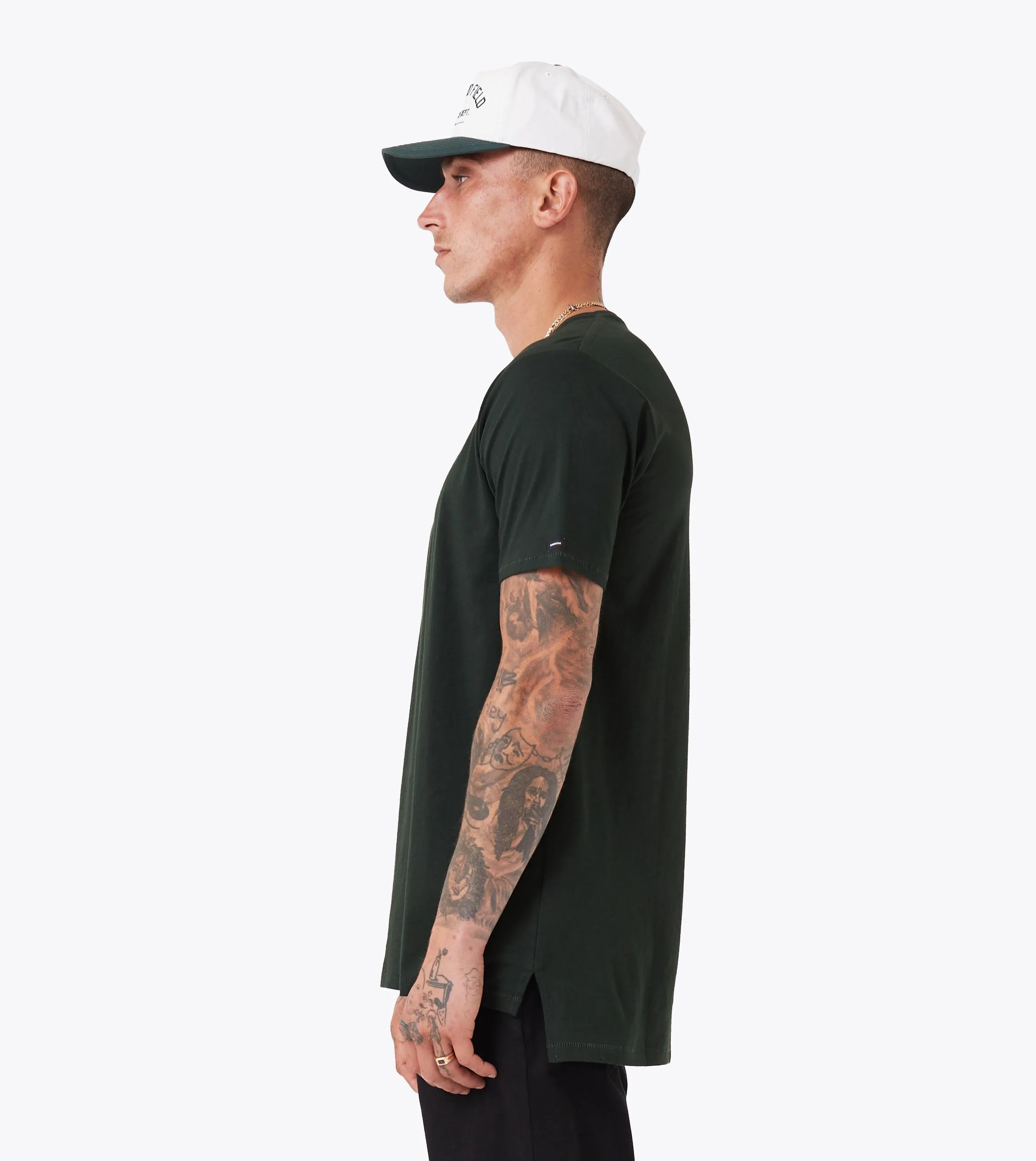 Heathered Texture Performance Layer Flintlock Tee Forest