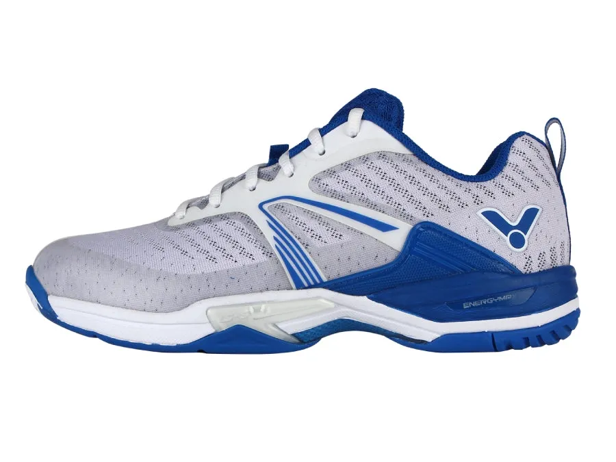 Ergonomic Footbed Victor A930-AF Court Shoes [White/Blue]