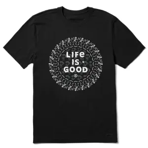 Men's Skeleton Coin Short Sleeve Crusher Tee Breathable Design Wear