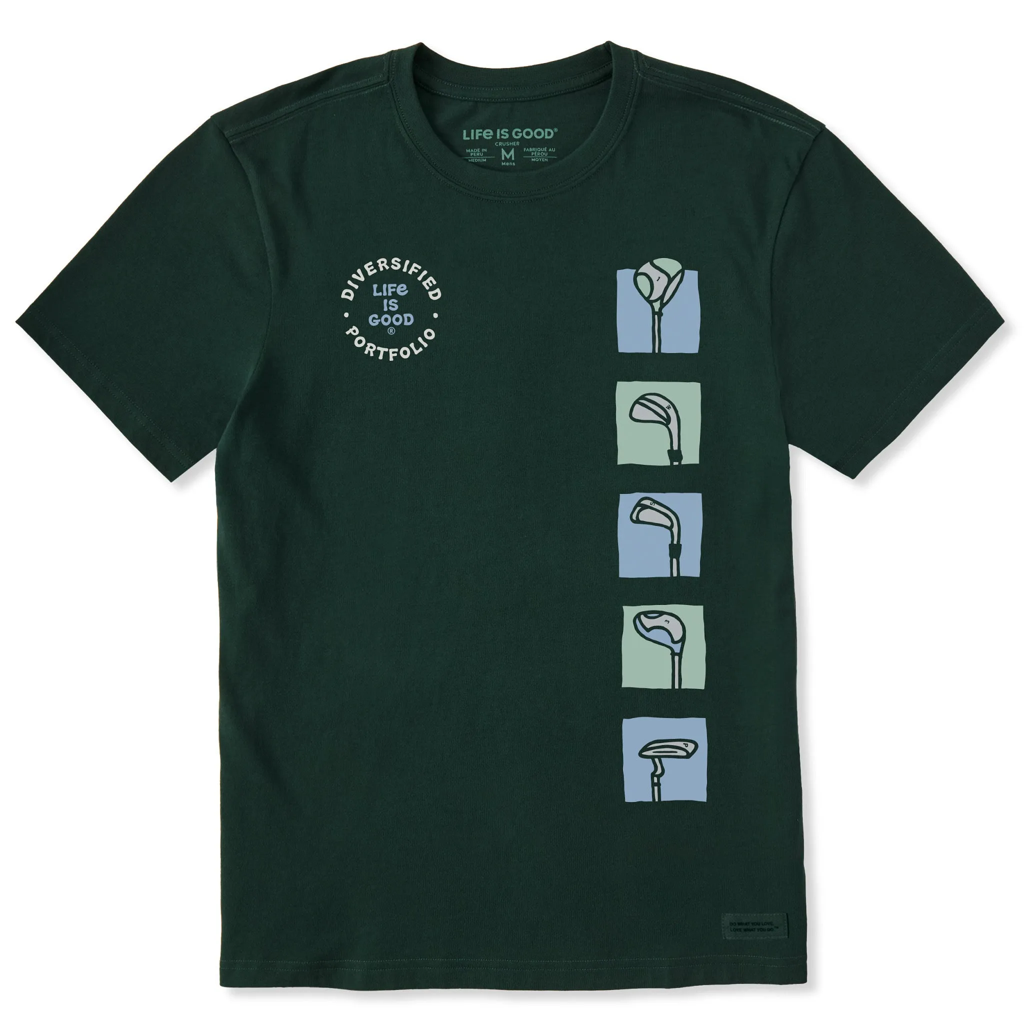 Premium Comfort Men's Portfolio Golf Short Sleeve Crusher Tee