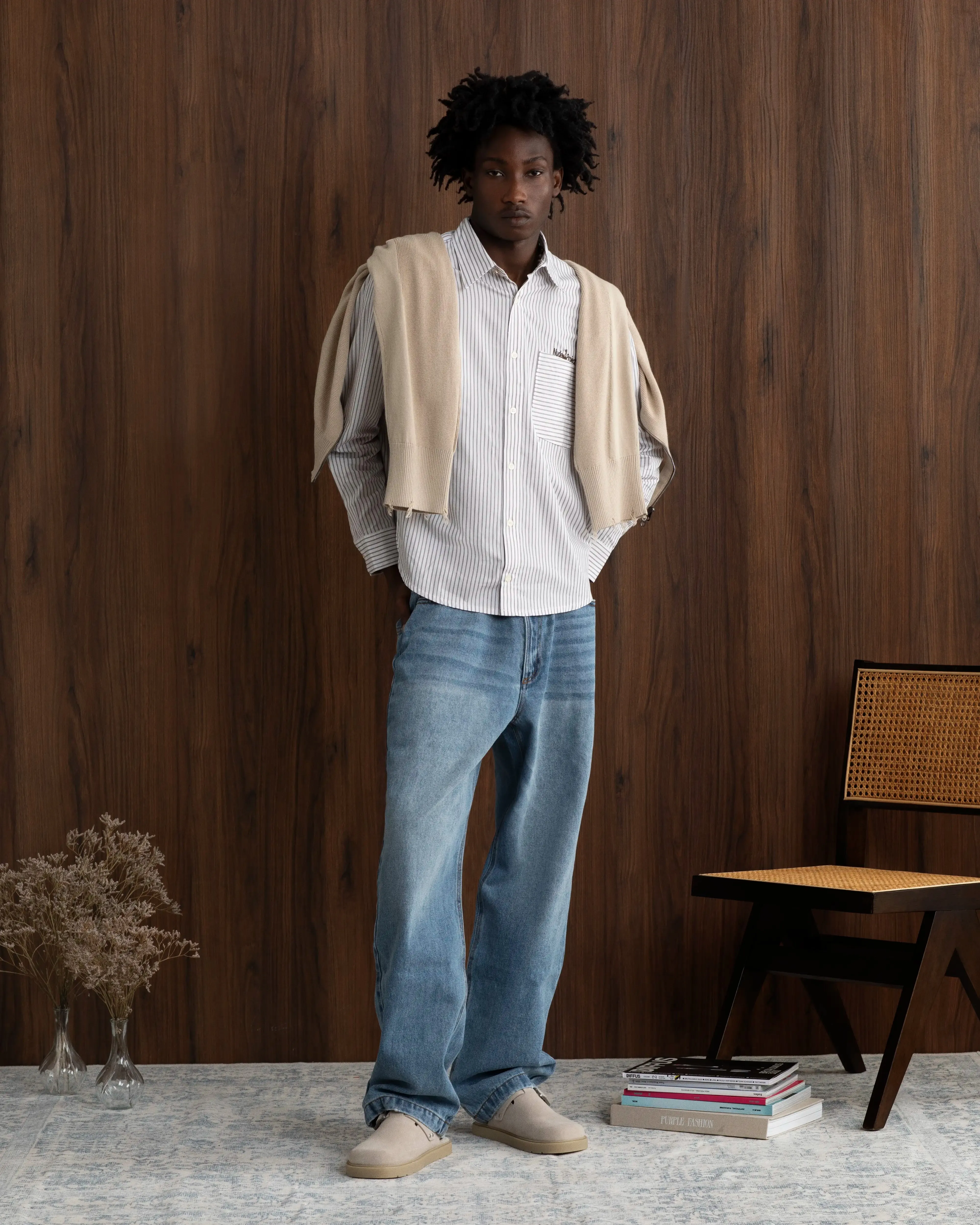 FlexibleCollarDesign FourWayStretchClothing Schrute Shirt