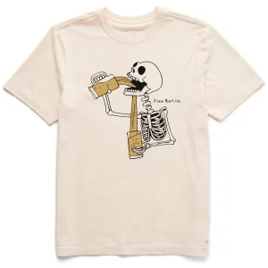 Fashion Essential Men's Free Refills Skeleton Short Sleeve Crusher Tee