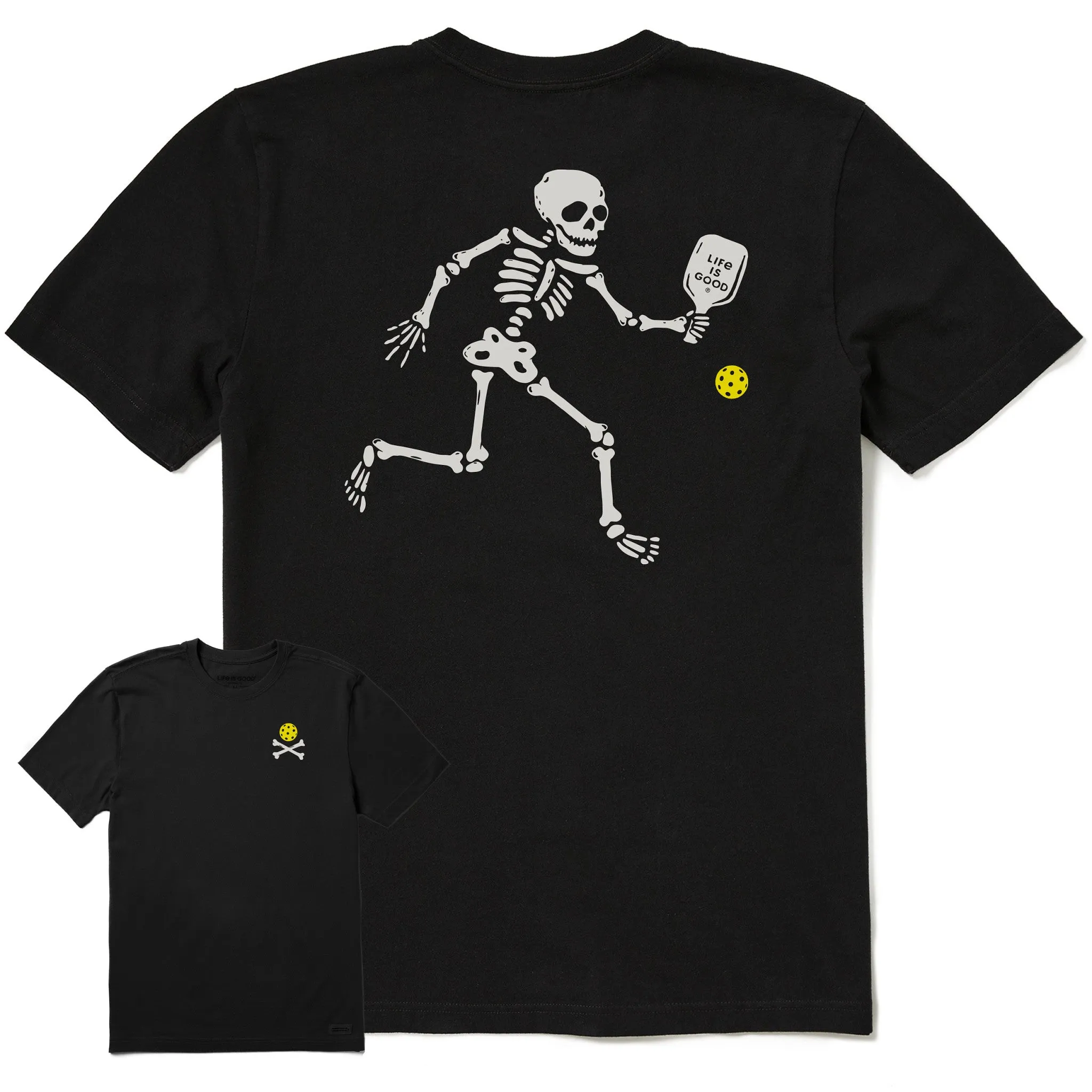 Men's Pickle Skeleton Short Sleeve Tee Abrasion resistant