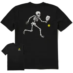 Men's Pickle Skeleton Short Sleeve Tee V neck style Comfortable Touch