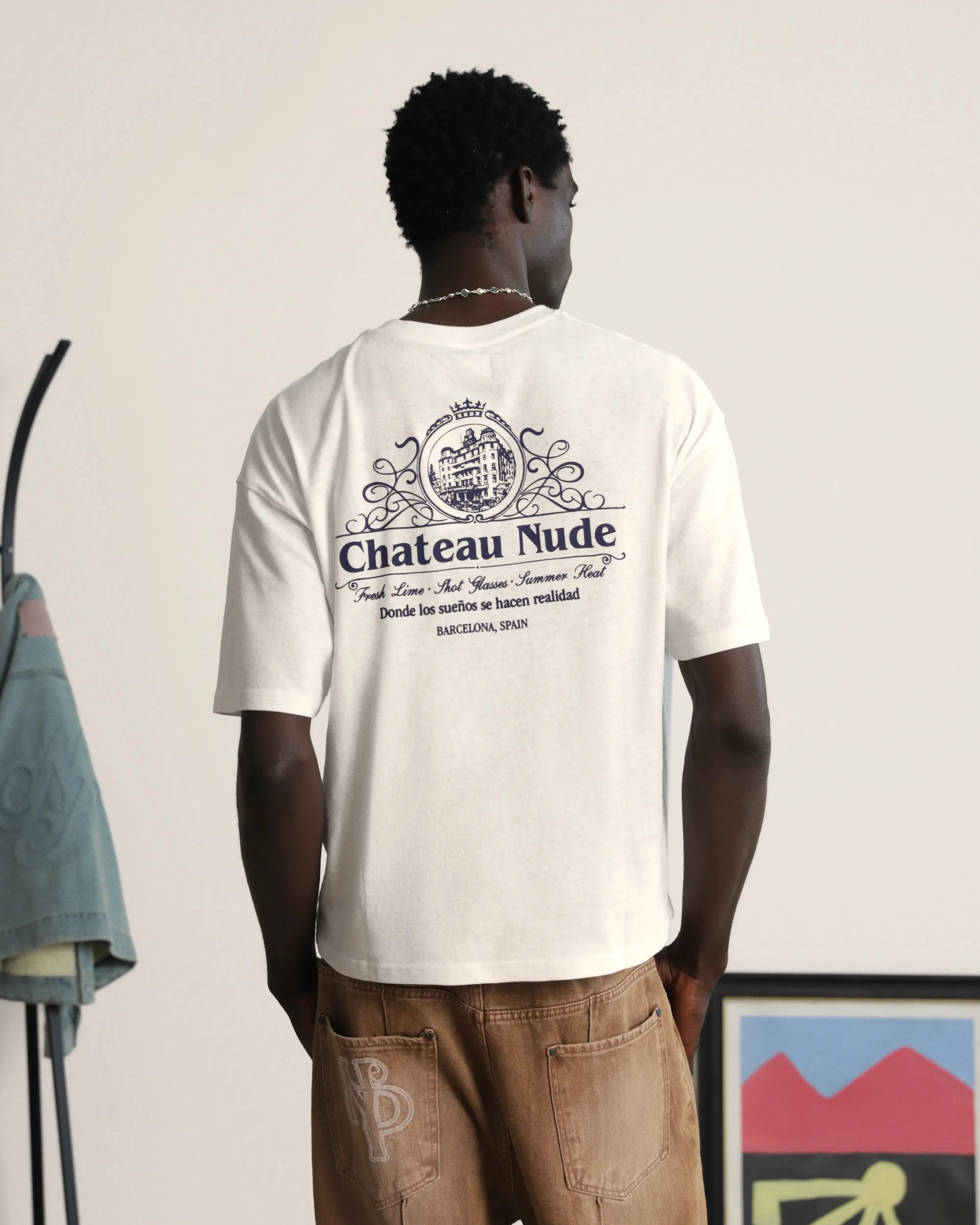 Chateau Tee White Layering Fashion MinimalistDesign