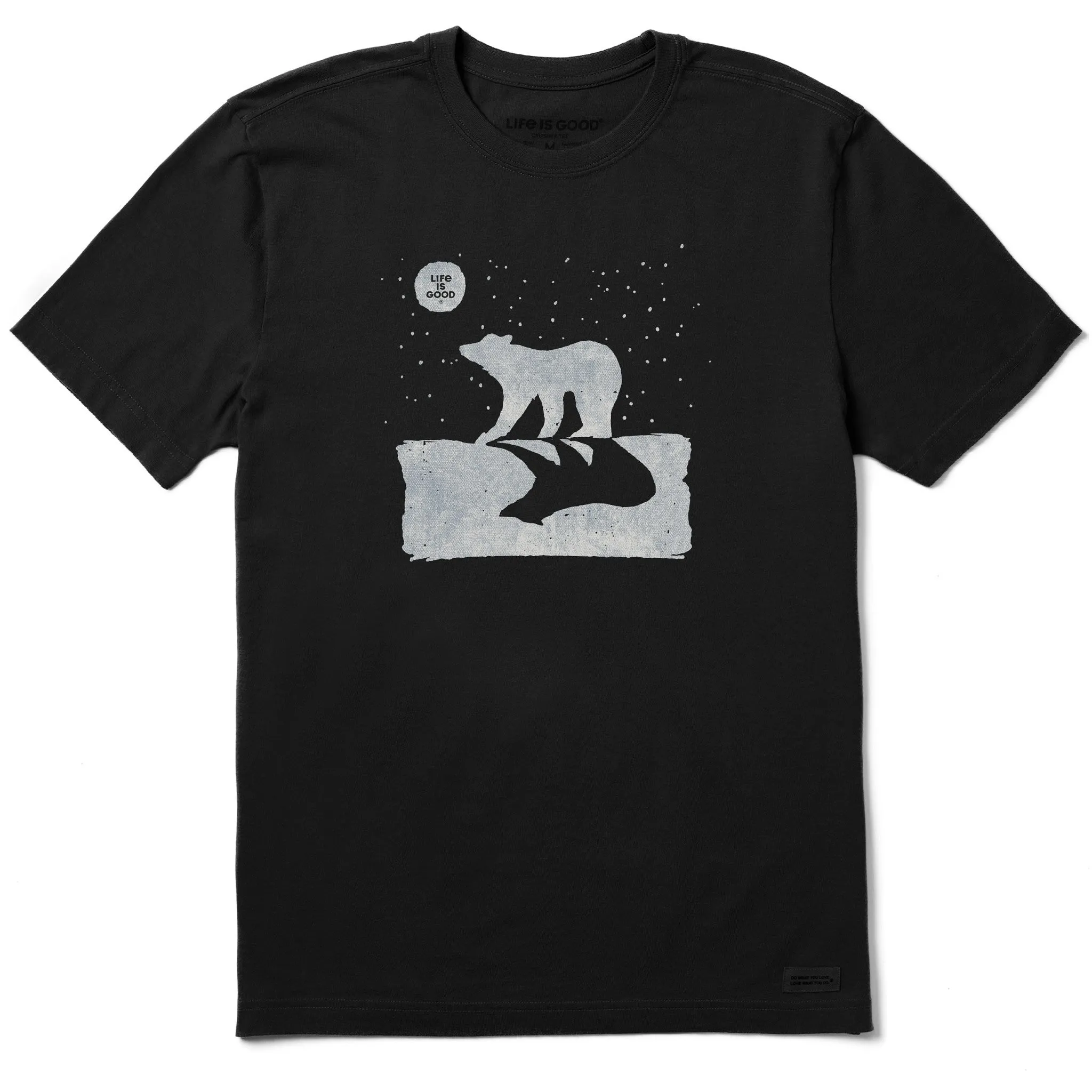 Layer-Friendly Men's Polar Bear Winter Short Sleeve Crusher Tee