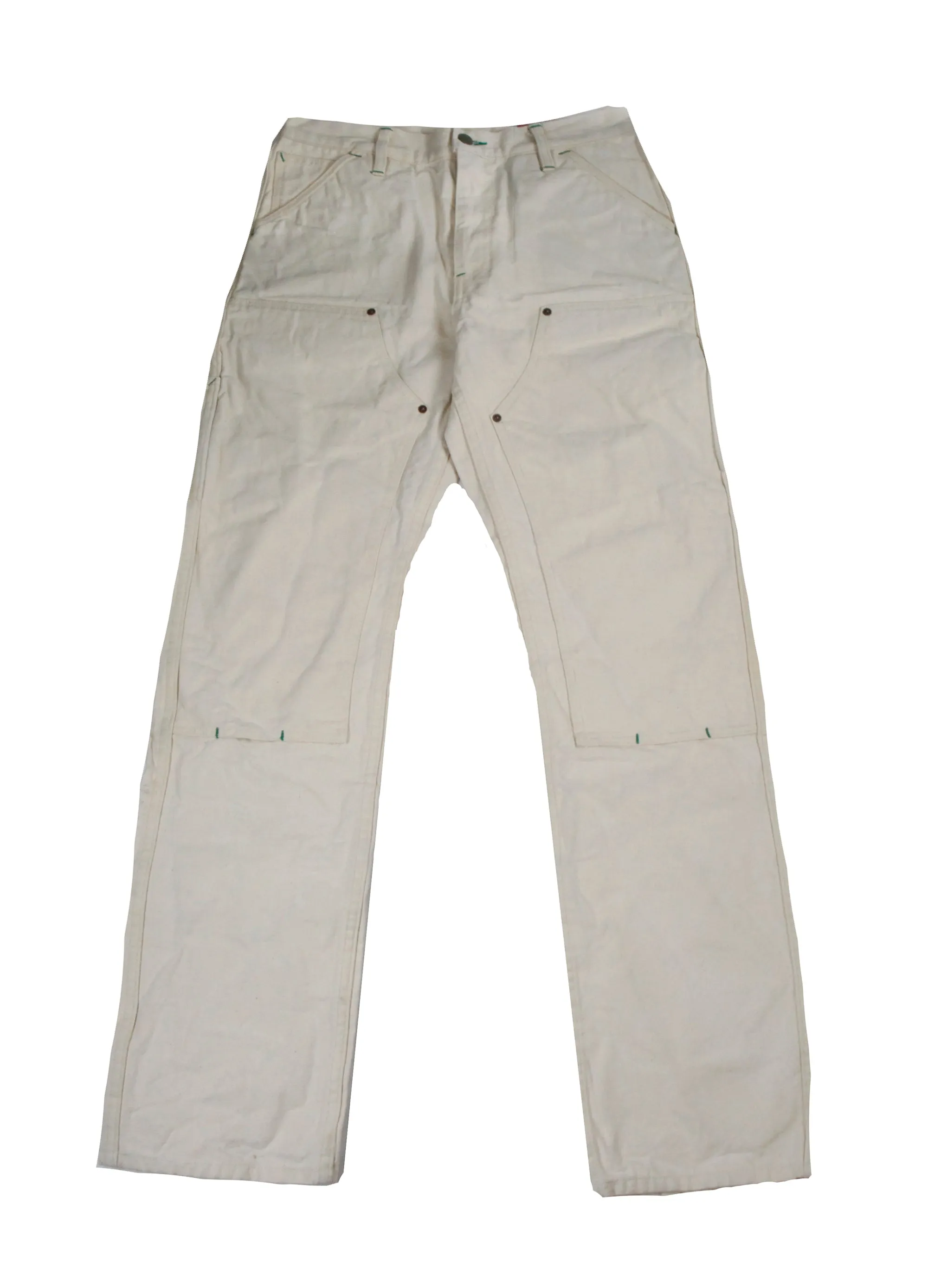 Simple Cut Natural Mt Vernon Duck Double Knee Work Uniform  Chino: **Note size up 2 sizes**