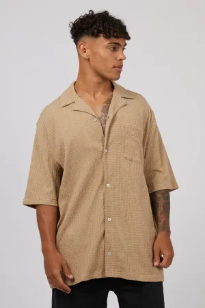Otta Short Sleeve Shirt Tan Performance Layer Sleek Layers
