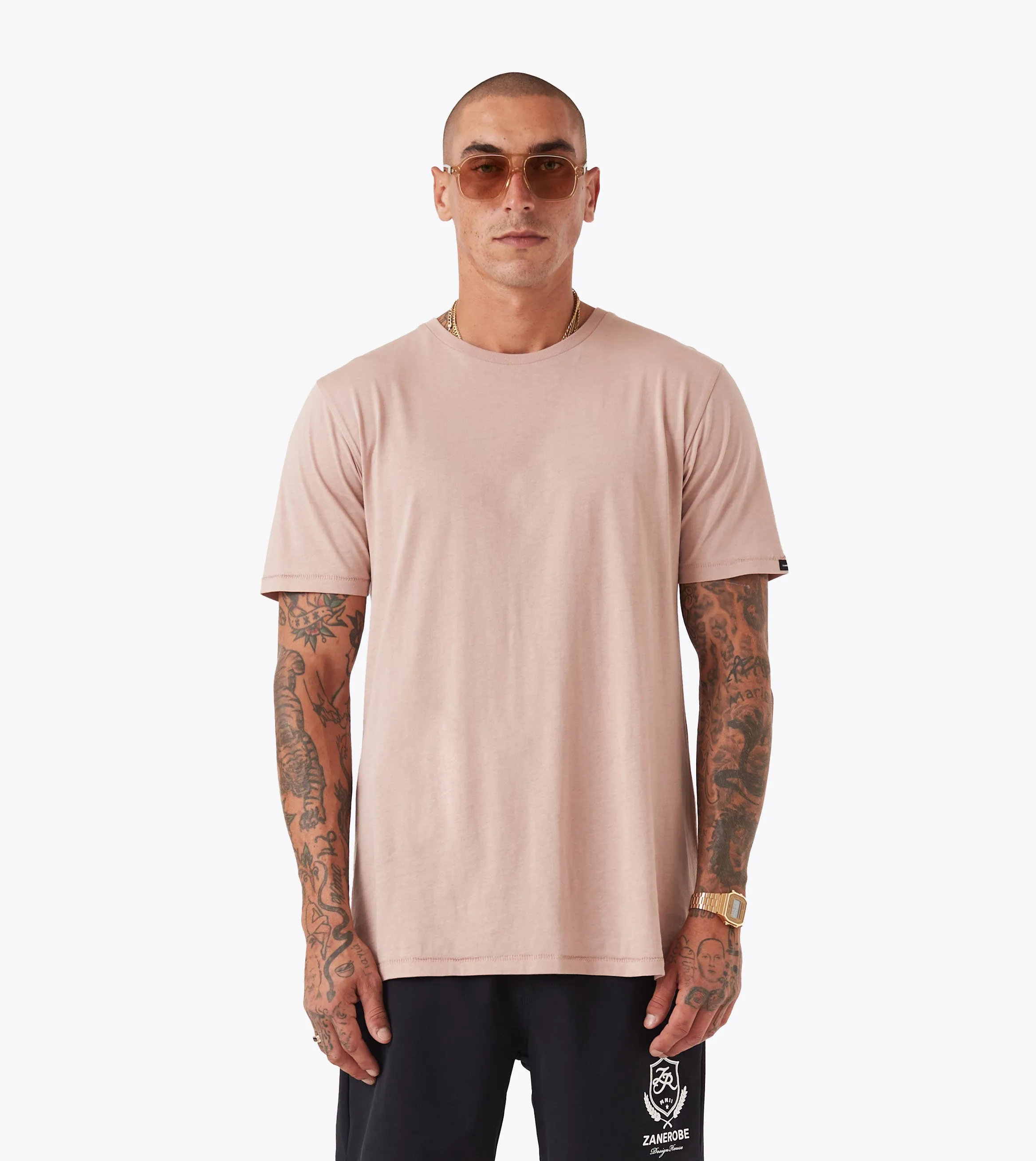 Flintlock Tee Dusty Pink Breathable Performance Wear Outdoor Light