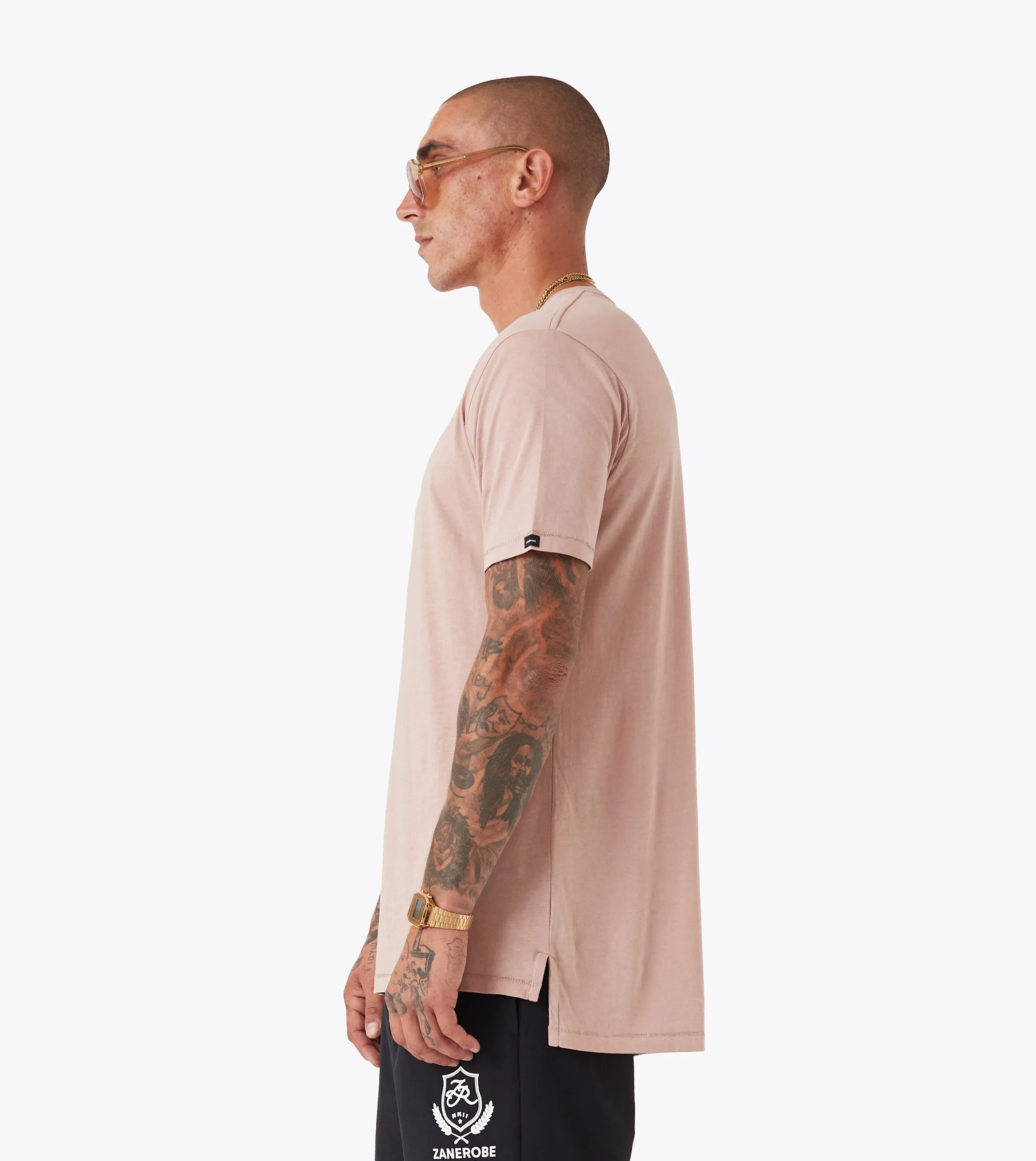 Effortless Daywear Flintlock Tee Dusty Pink