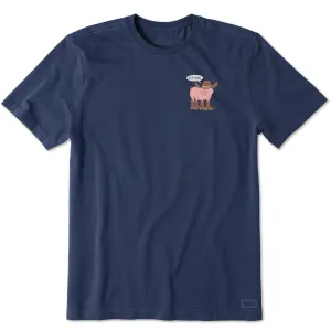 Men's Yee Hog! Short Sleeve Crusher Tee Comfort and Ease
