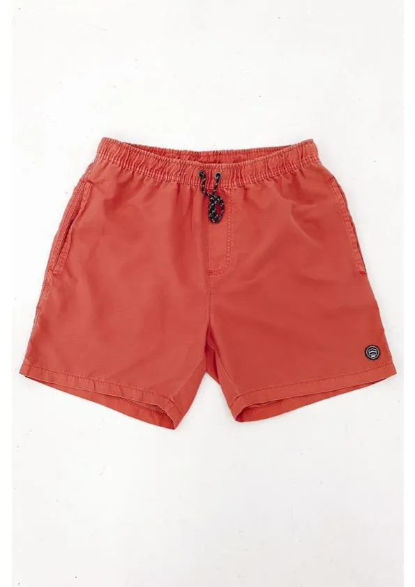 Illusion Short Red Stretch Layers