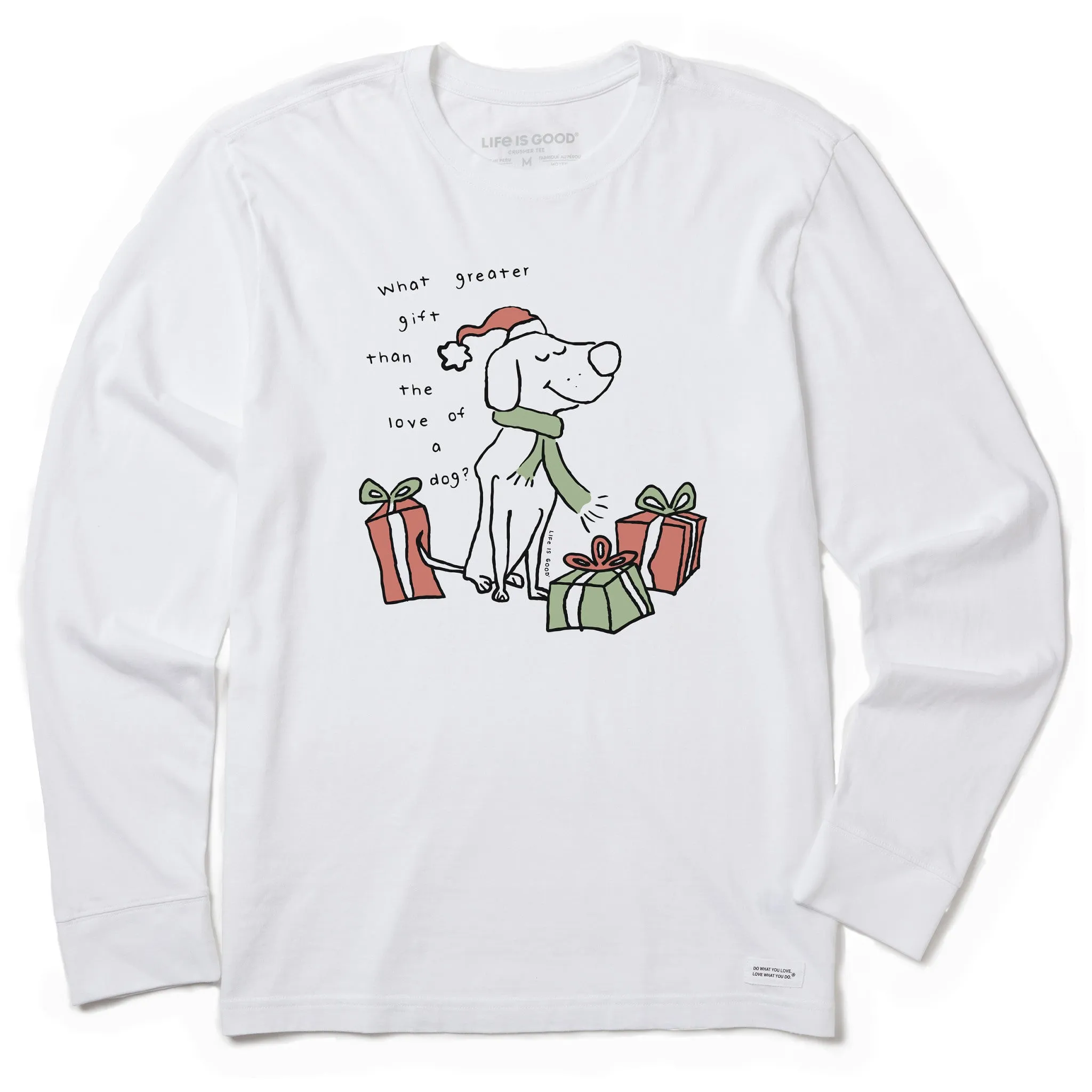 windproof Active Fashion Men's Greatest Gift Dog Long Sleeve Crusher Tee