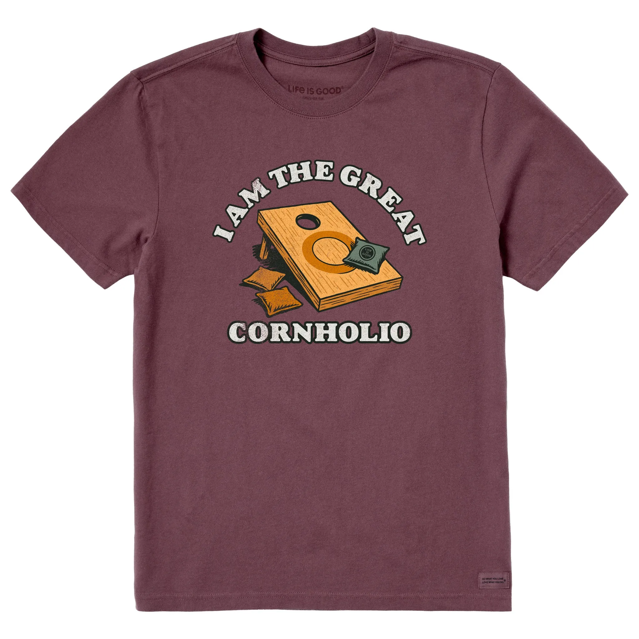 UVProtectionFinish Comfy and Versatile Men's I Am the Great Cornholio Short Sleeve Crusher Tee