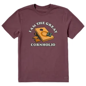 UVProtectionFinish Comfy and Versatile Men's I Am the Great Cornholio Short Sleeve Crusher Tee
