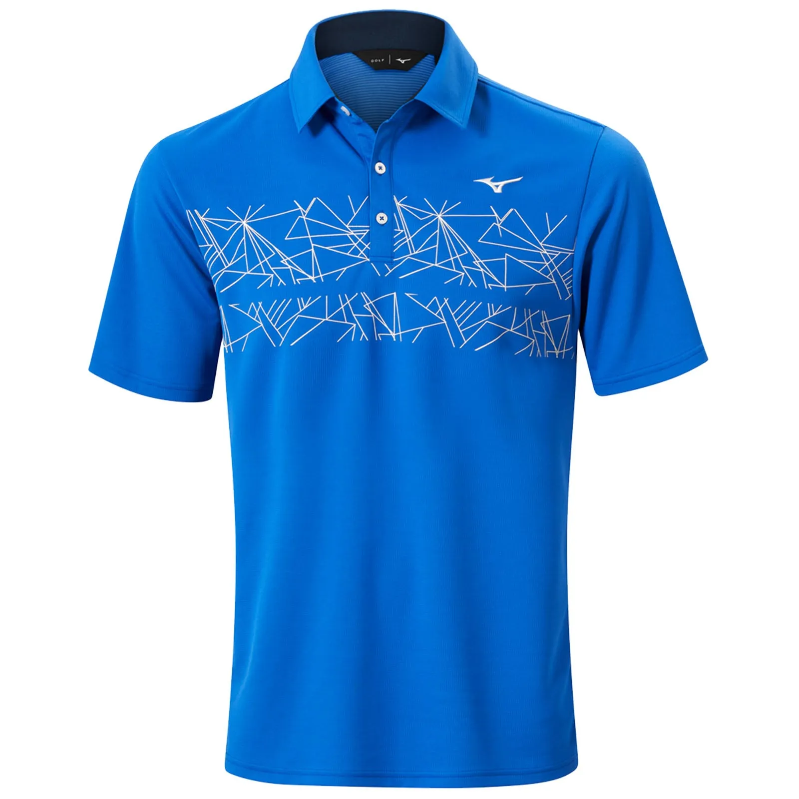 Chill Style Mizuno Mens Breath Thermo Graphic Polo Shirt