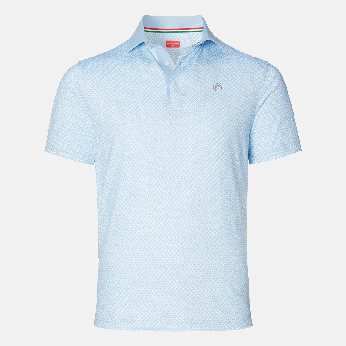 Polo Rocco - Light Blue/White Perfect Fit Breathable Underarm Gusset
