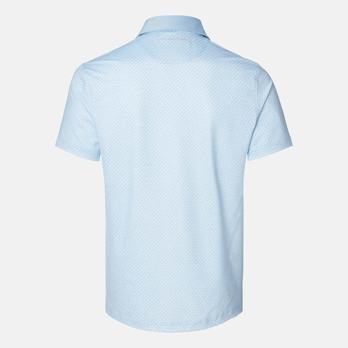 quick dry Polo Rocco - Light Blue/White