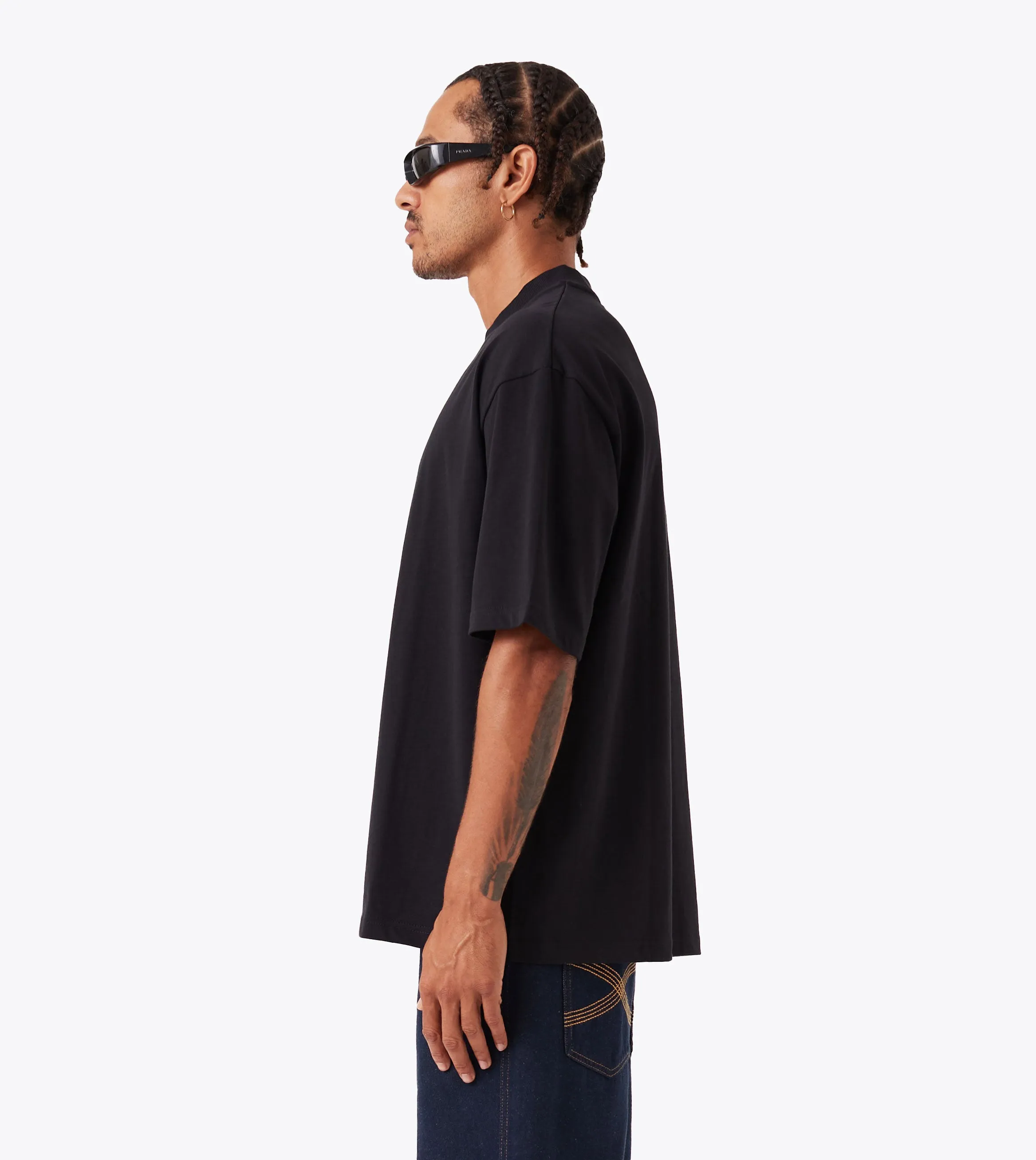 Flow Tee Black Smooth Finish